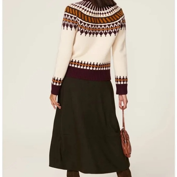 Tory Burch Wool Fair Isle Sweater - Picture 2 of 6